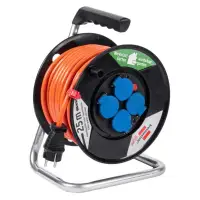 Bobina de cablu prelungitor Akyga Brennensthul 4x 3x1.5 mm IP44 4.3kg 25 m Bobina de cablu prelungitor Akyga Brennensthul 4x 3x1.5 mm IP44 4.3kg 25 m (1 of 3)