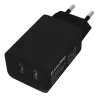 COLORWAY 2x USB-netlader 10W 100V-240V Zwart thumbnail (1 of 5)