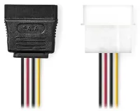 NEDIS intern Stroumadapter Kabel 15-Pin SATA Socket - Molex Stecker 15cm méi Faarwen NEDIS intern Stroumadapter Kabel 15-Pin SATA Socket - Molex Stecker 15cm méi Faarwen (1 of 2)