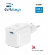 Swissten GAN 1x USB-C 20 W barošanas barošanas adapteris balts + USB-C Lightning datu kabelis 1,2 m balts thumbnail (2 of 2)