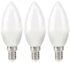 NEDIS LED izzó E14 gyertya 49 W 220 V 470 lm 2700 K meleg fehér matt 3 db