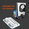 CANYON multifunctional cooling stand for PS5 charging 2 PS5 controllers RGB backlight white thumbnail (9 of 12)