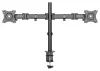 Neomounts Select NM-D135DBLACK Uchwyt ekspozycyjny na stół Zacisk 10-27"+wpust VESA 100X100 nośność 2x 8kg 2 wyświetlacze czarny thumbnail (3 of 5)