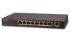 Planet PoE slēdzis 1Gbps 9xTP 8xPoE 802.3at 30W 120W bez ventilatora