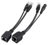 XtendLan POE-PAS Power-over-Ethernet leagtha 100Mb dubh