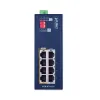 Planet IPOE-470-12V PoE industrial injector 8x 1Gb 4x 802.3bt 95 240W DIN IP30 -40~75°C 12-54VDC thumbnail (2 of 3)