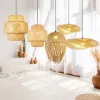 Lampada a sospensione di design IMMAX BOHO HILO D80cm E27 bambù thumbnail (8 of 8)