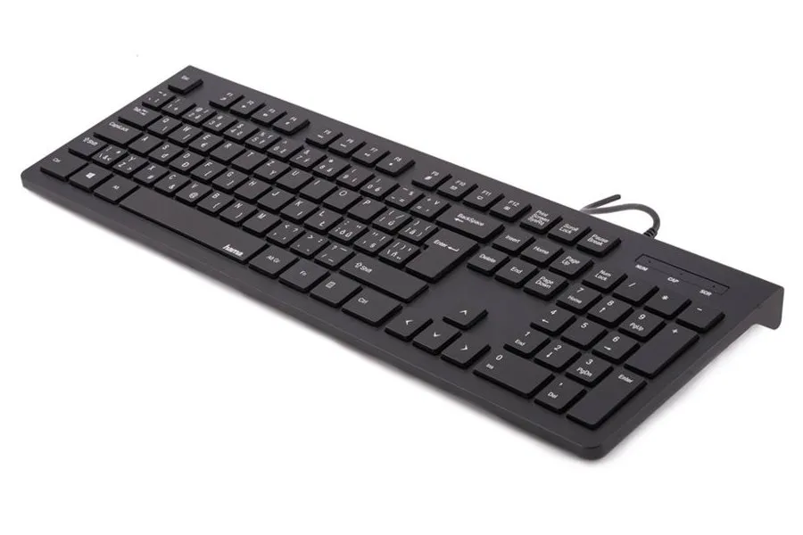 Ropere - HAMA keyboard Basic KC 200 wired USB CZ+SK black | for your DIY  projects | PC-Tastaturen