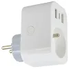 Έξυπνη υποδοχή εσωτερικού χώρου IMMAX NEO LITE SMART με καρφίτσα (Τύπος E) Wi-Fi 2x USB 1x USB-C LIDL TUYA thumbnail (2 of 3)