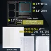 Cás BitFenix ​​​​CETO ATX 4x 120mm lucht leanúna FRGB 2x USB 3.0 USB-C gloine tempered dubh thumbnail (10 of 10)