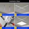 Φωτιστικό οροφής IMMAX NEO LITE FRAME SMART 60x60cm IP44 CCT με υποστήριξη BEACON Wi-Fi TUYA λευκό thumbnail (9 of 17)