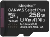 Card microSDXC A1 KINGSTON Canvas Select Plus Gen3 256GB, până la 150MB, fără adaptor Card microSDXC A1 KINGSTON Canvas Select Plus Gen3 256GB, până la 150MB, fără adaptor