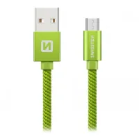 Swissten Data Cable Textile Usb Micro Usb 2.0 M Green Swissten Data Cable Textile Usb Micro Usb 2.0 M Green (1 of 1)