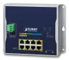 Lasc árasán tionsclaíoch pláinéad L2 L3 8x1Gb 2xSFP 1 2.5G PoE 30 240W dé 48-56VDC IP30 -40 75°C gan lucht leanúna