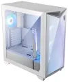 MSI kast MPG GUNGNIR 300R AIRFLOW WHITE zonder voeding wit links gehard glas 4x 120 mm A-RGB ventilator 1x USB-C 2x USB
