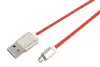 Cablu Net-X Micro USB la USB, sincronizare încărcare, conectori față-verso roșii Cablu Net-X Micro USB la USB, sincronizare încărcare, conectori față-verso roșii