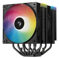 Chłodnica DEEPCOOL AG620 BK ARGB V2 2x wentylator 120mm 6x rurki cieplne PWM dla procesorów Intel i AMD czarna Chłodnica DEEPCOOL AG620 BK ARGB V2 2x wentylator 120mm 6x rurki cieplne PWM dla procesorów Intel i AMD czarna (1 of 7)