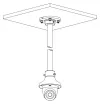 Dahua PFA109 Adaptador para acoplar cámaras domo aluminio color blanco thumbnail (4 of 4)