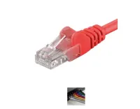 PremiumCord Patchkabel UTP RJ45-RJ45 level 5e 0.5m rød (1 of 1)