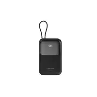 Batterie externe CANYON PB-101 10 000 mAh PD22,5 W avec câble intégré, noire (1 of 14)