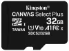 KINGSTON Canvas Select Plus 32GB microSD UHS-I CL10 without adapter