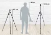 Rollei Tripod C6i Carbóin, ualach 12kg, leathnaithe 171.5 cm, dubh thumbnail (9 of 9)