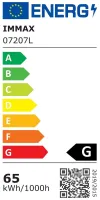 IMMAX NEO RONDATE SLIM SMART laevalgusti 80 x 7cm 65W valge Zigbee 3.0 TUYA thumbnail (3 of 7)