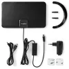Antenne intérieure active NEDIS DVB-T T2 FM UHF VHF portée de réception 0-25 km LTE700 gain 26 dB ABS noir thumbnail (5 of 5)