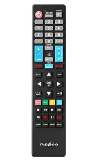 NEDISi eelprogrammeeritud kaugjuhtimispult, mis ühildub kõigi LG teleritega NEDISi eelprogrammeeritud kaugjuhtimispult, mis ühildub kõigi LG teleritega (1 of 2)