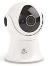 NEDIS IP Κάμερα εξωτερικού χώρου IP65 Wi-Fi 1080p PIR Αισθητήρας Cloud Rotation Tilt 16GB Android iOS Adapter White