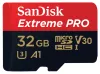 SanDisk Extreme Pro 32GB microSDHC CL10 A1 UHS-I V30 100mb ar iesk. adapteris thumbnail (2 of 2)