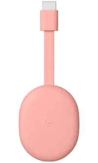 Google MMC Chromecast 4 Google TV 4K Ultra HD USB-C HDMI Wi-Fi Google Android TV OS USB Adapter Pink Google MMC Chromecast 4 Google TV 4K Ultra HD USB-C HDMI Wi-Fi Google Android TV OS USB Adapter Pink (1 of 3)