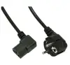 Akyga PC power cable 3m 250V PVC black Akyga PC power cable 3m 250V PVC black