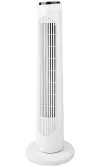 NEDIS column fan height: 76 cm power 50 W 3 rotation speeds remote control white-black thumbnail (2 of 8)
