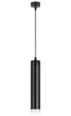 IMMAX PUNTO-ZA faretto a sospensione a soffitto in acrilico nero per sorgente tipo GU10