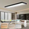 IMMAX NEO LITE FRAME SMART ceiling light 120x30cm IP44 CCT with BEACON Wi-Fi TUYA support black thumbnail (6 of 16)