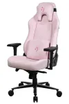 AROZZI herní židle VERNAZZA Supersoft Fabric Pink látkový povrch růžová