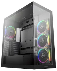 Carcasă DEEPCOOL CG580 4F V2 ATX 4 ventilatoare ARGB de 120 mm, 2 USB 3.0, sticlă securizată panoramică, neagră Carcasă DEEPCOOL CG580 4F V2 ATX 4 ventilatoare ARGB de 120 mm, 2 USB 3.0, sticlă securizată panoramică, neagră (1 of 9)