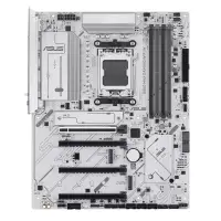 Материнская плата ASUS B850 Max Gaming WIFI W AM5 4xDDR5 M.2 W6E+BT5.3 HDMI DP ATX, белая. Материнская плата ASUS B850 Max Gaming WIFI W AM5 4xDDR5 M.2 W6E+BT5.3 HDMI DP ATX, белая. (1 of 7)