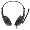 Headset CANYON CHSU-1 nasc USB éadrom dubh thumbnail (2 of 5)