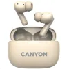 CANYON OnGo 10 ANC TWS-10 ANC+ENC slušalke z mikrofonom BT V5.3 BT8922F etui 500mAh+40mAh Quickcharge bež