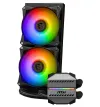 MSI water cooler CPU MAG Core Liquid M240 2x 120mm ARGB fan support LGA1700