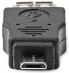 NEDIS adapter USB 2.0 plug USB micro B - socket USB A black blister thumbnail (3 of 3)