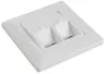 Presa modulare Solarix Ethet per 2 keystone da incasso bianco SX9-2-0-WH