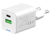 COLORWAY 1x USB-C mains charger GaN PD PPS QC 30W Including 100cm cable White thumbnail (5 of 12)