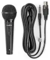 NEDIS cable microphone Cardioid detachable cable 5m 600 Ohm -72 dB jack 6.35 mm switch ABS black
