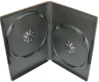 Caja COVER IT para 2 soportes DVD slim 9mm negro Caja COVER IT para 2 soportes DVD slim 9mm negro (1 of 1)