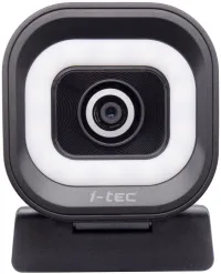 I-tec webcam SOLOMON 700 STREAM Ultra HD 4K risoluzione PDAF LED luce due microfoni USB-C (1 of 4)
