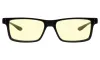 GUNNAR kontorimängu prillid VERTEX READER ONYX * merevaigukollased läätsed * BLF 65 * dioptrid +2