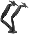 Uchwyt stołowy AROZZI ALZARE DUO na 2 monitory tłok gazowy stal aluminium czarny thumbnail (6 of 10)